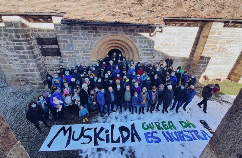 El Ayuntamiento de Otsagabia y el Patronato reclaman la propiedad de Muskilda